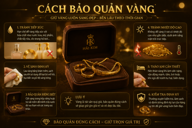 Cách Bảo Quản Vàng Nhẫn 999.9 Đúng Cách Để Giữ Nguyên Giá Trị